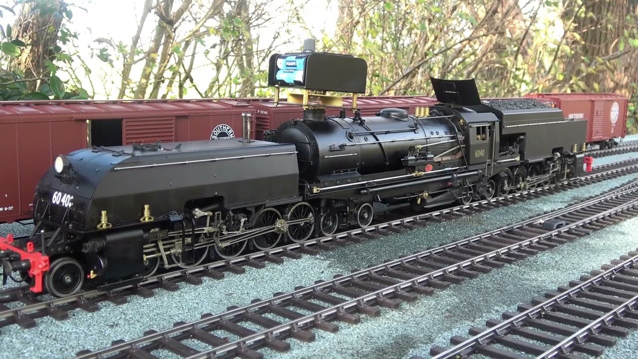 Aster AD60 live steam at the King fisher Railway on a less cold day.