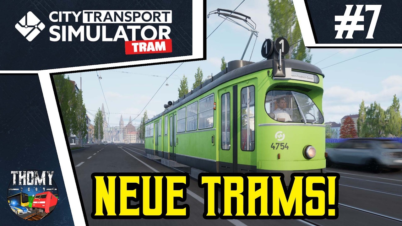 City Transport Simulator: Tram #7 - Unterwegs mit den neuen alten Trams! 🤩