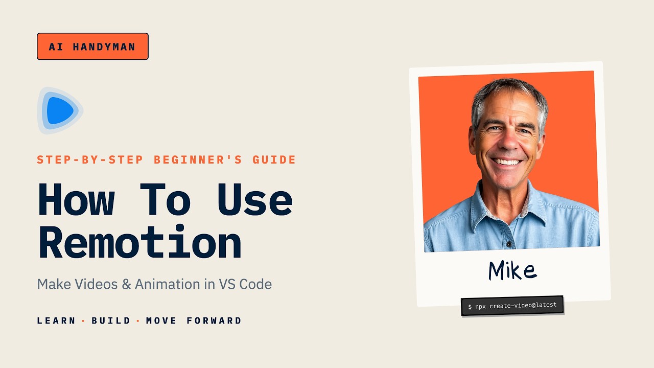 Remotion: How To Get Started Making Videos With Code (Beginner's Guide)