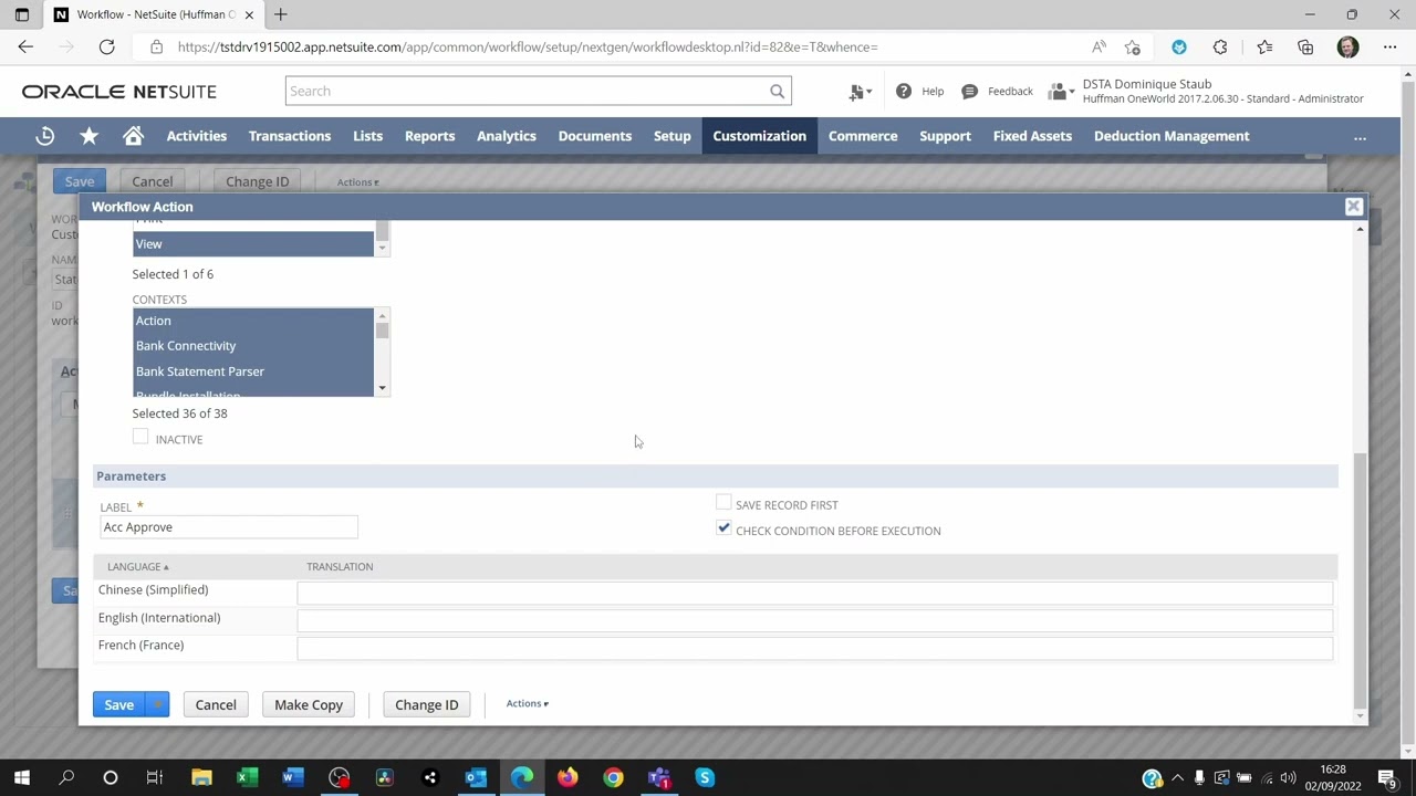 How to create a basic workflow on netsuite