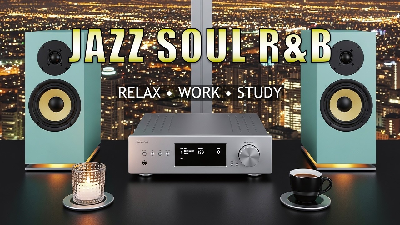 Smooth Jazz & Soulful R&B 🎧 Soft Instrumentals for Peaceful Relaxation & Calm Listening