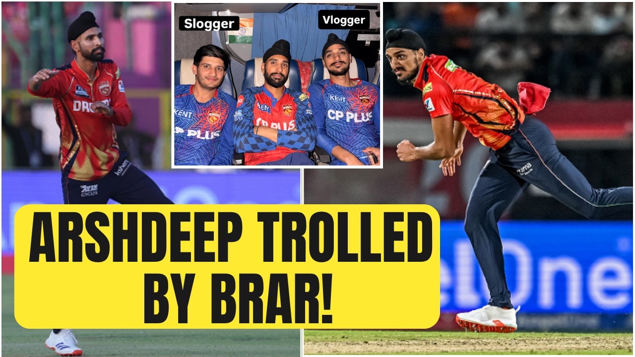 Harpreet Brar takes funny dig at Arshdeep Singh's recent social media issues |Sports Today
