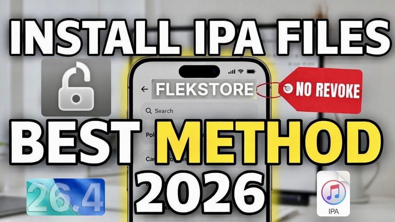 Установка IPA-файлов на iPhone и iPad [iOS 26.4] БЕЗ ПК или отмены авторизации! | (Лучший метод 2...