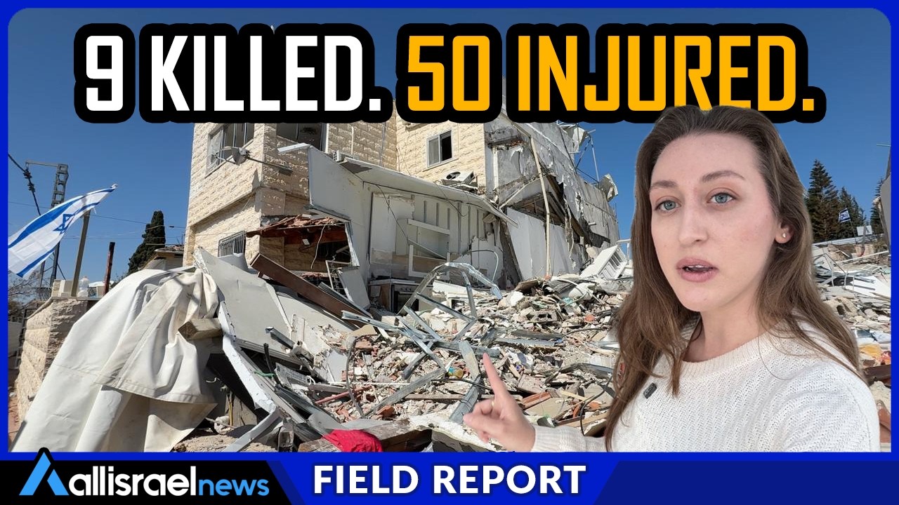 On the Ground at the Site of Iran’s Deadly Missile Strike Near Jerusalem