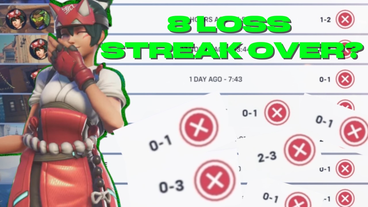 I BROKE MY LOSS STREAK | COMPETITIVE OVERWATCH