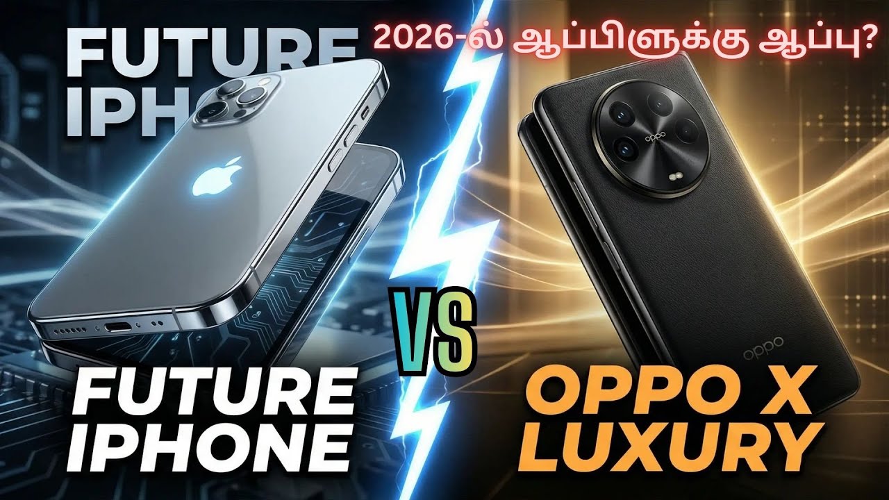 🔥 ஆப்பிளை வீழ்த்த வருதா Oppo? 😱 200MP கேமரா + 6000mAh பேட்டரி! | iPhone Fold vs Oppo Find N7