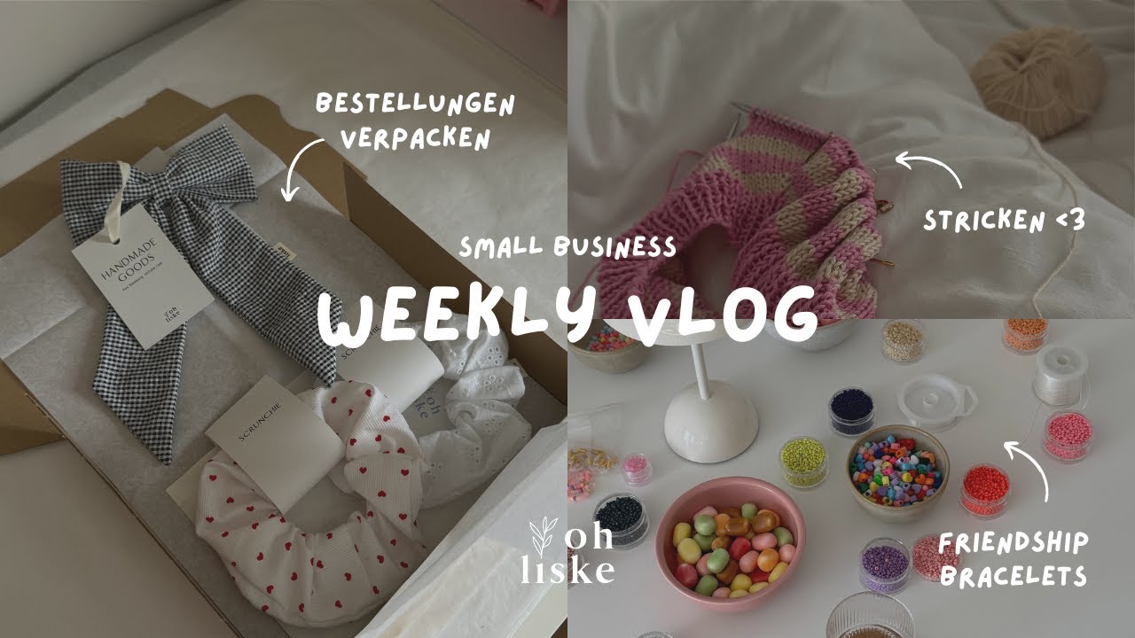 weekly vlog - Small Business, Stricken, Workshop