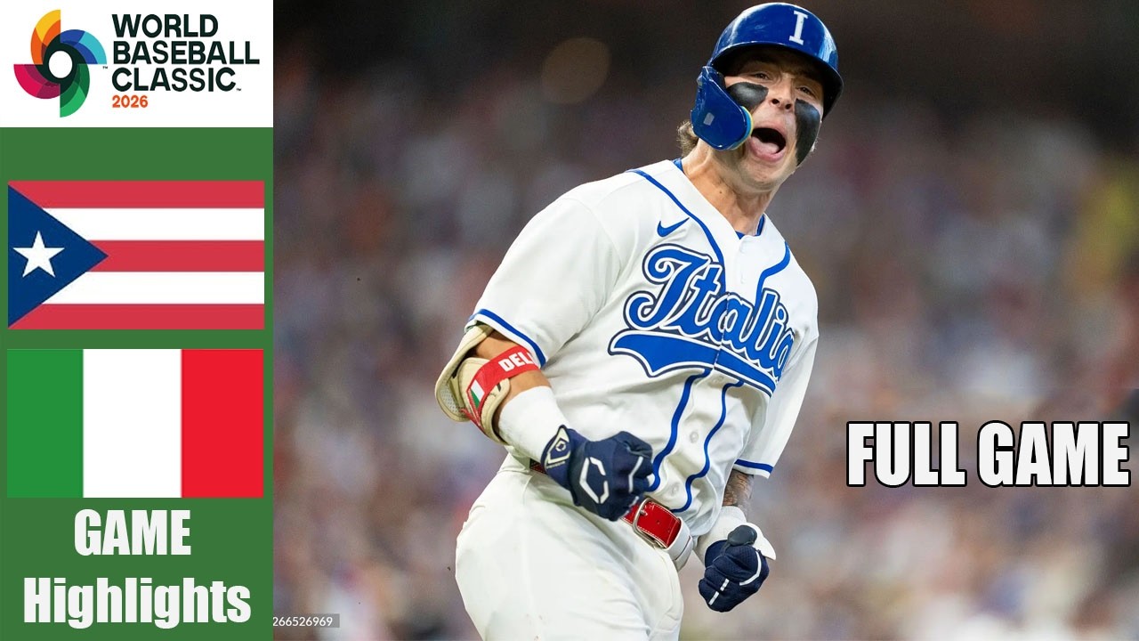 Italy Vs. Puerto Rico FULL GAME Highlights World Baseball Classic 2026