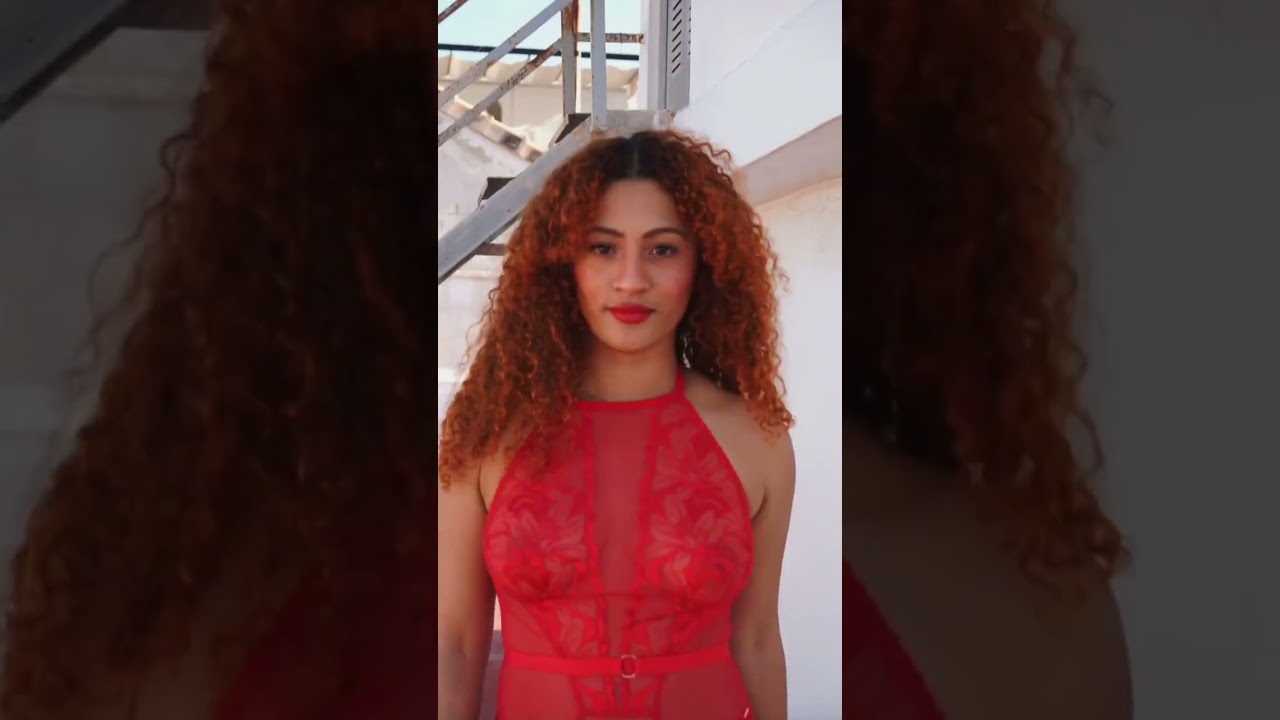 Nicole red lace lingerie model ❤️🌹🎀