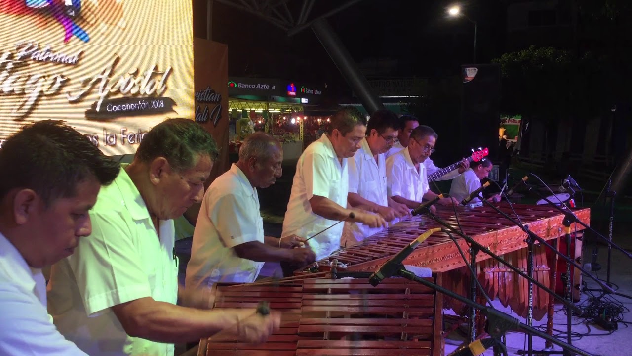 MARIMBA MUNICIPAL DE CACAHOATAN - LA DANZA DE LA MU&Ntilde;ECA