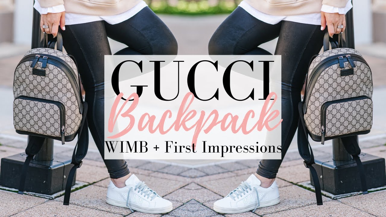 GUCCI BACKPACK - What's in My Bag + First Impressions - 5 Minute Friday | LuxMommy