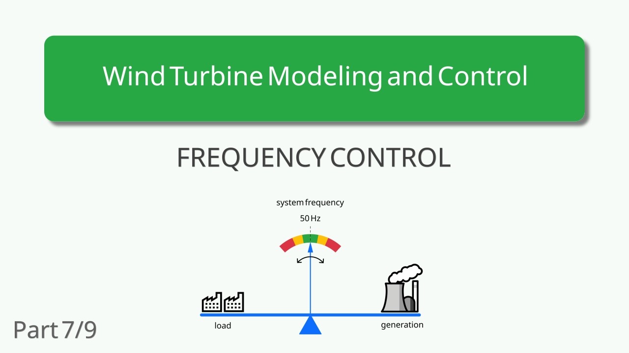 System Frequency Control: Fundamentals | Wind Turbine Modeling & Control (Part 7/9)