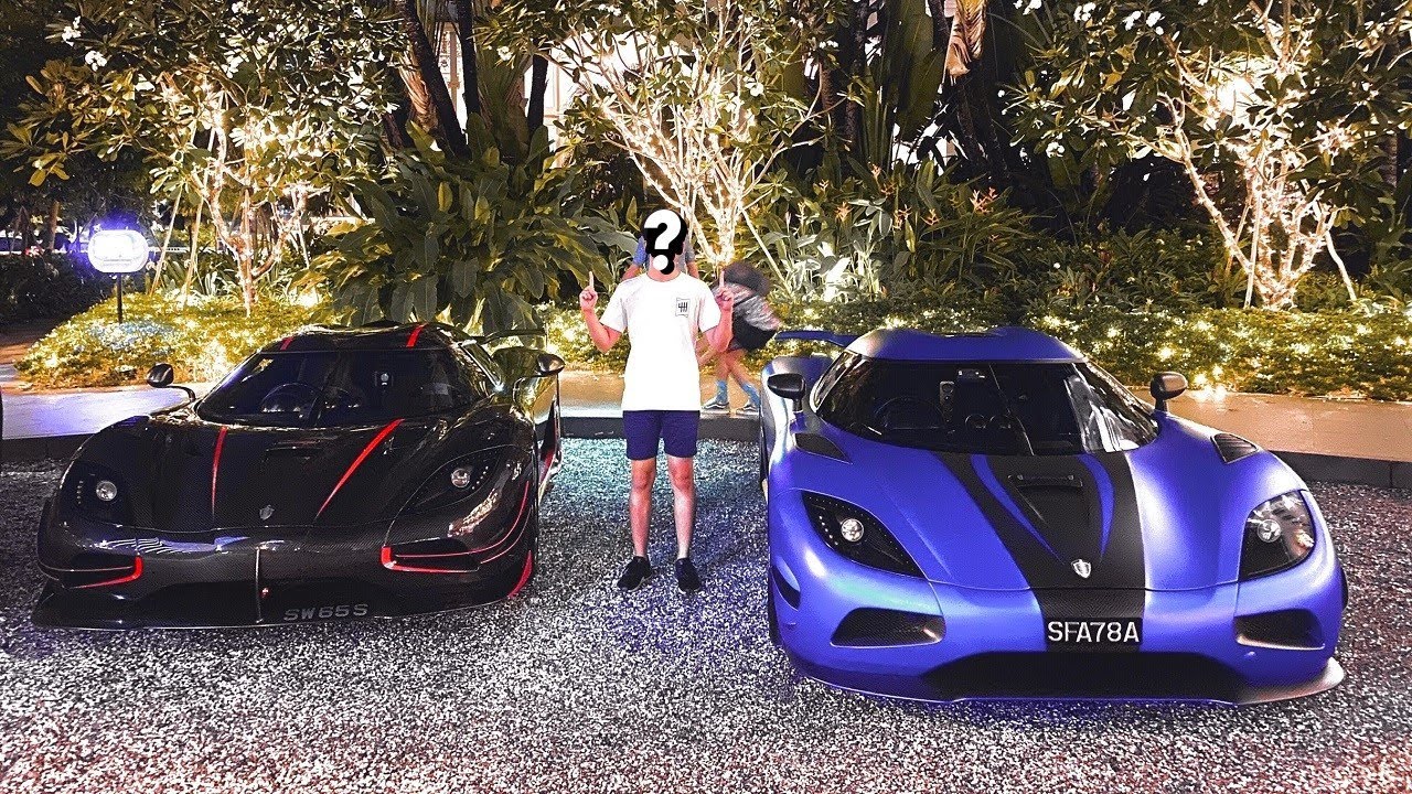 TWO Koenigsegg Ageras Cause CHAOS in Singapore - V8 SOUNDS & Accelerations!