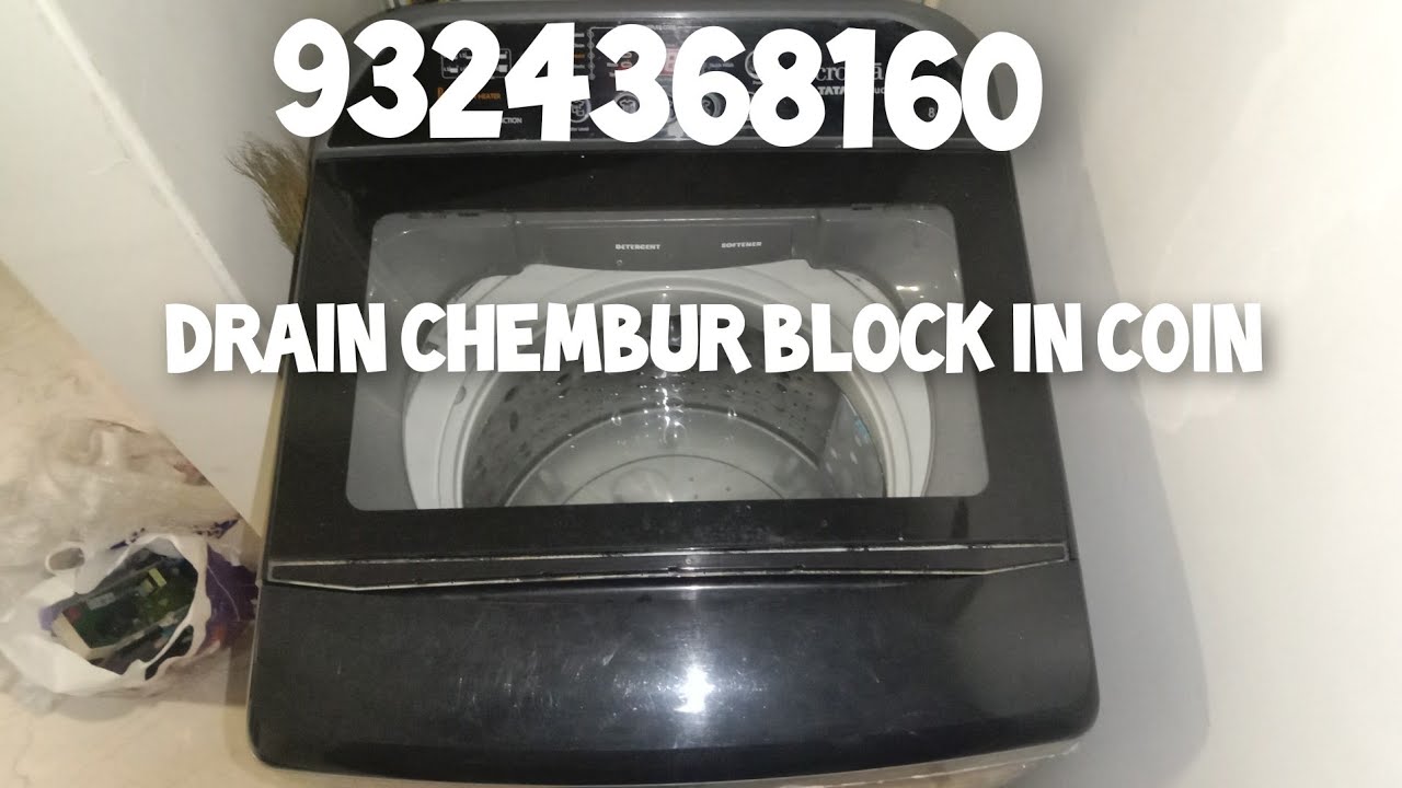 Croma 8.0kg washing machine no drain no spin problem drain chembur block 