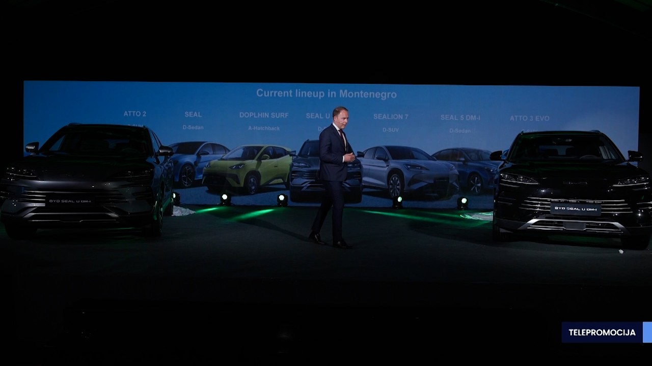 Vikend sa Marijom Razić/ BYD – vodeći svjetski proizvođač električnih automobila stigao u Crnu Goru