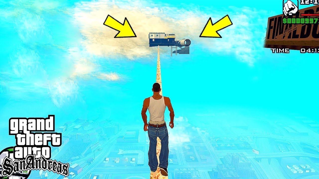 1% فقط من استطاعو إجتياز هذا التحدي ماب الباركور في قراند سان اندرياس GTA San Andreas Map Parkour