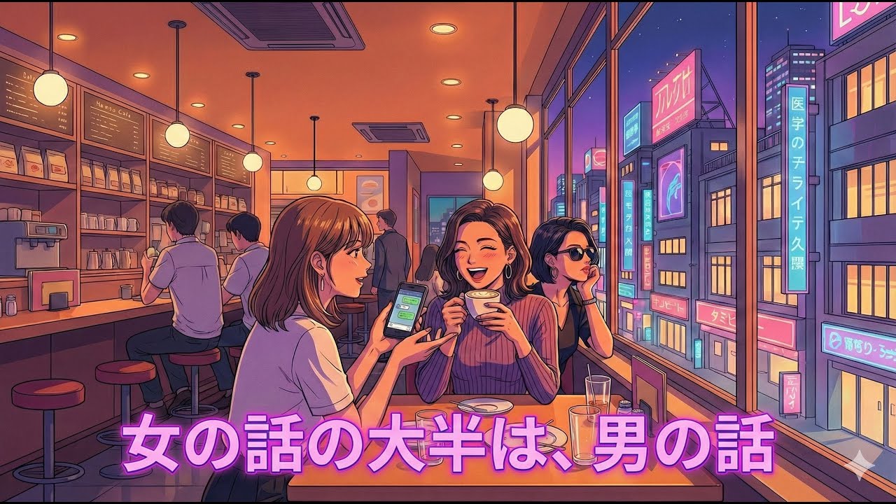 【うた】「メインディッシュは、アイツのこと。（女の話の大半は、男の話）」 The Main Dish is Him