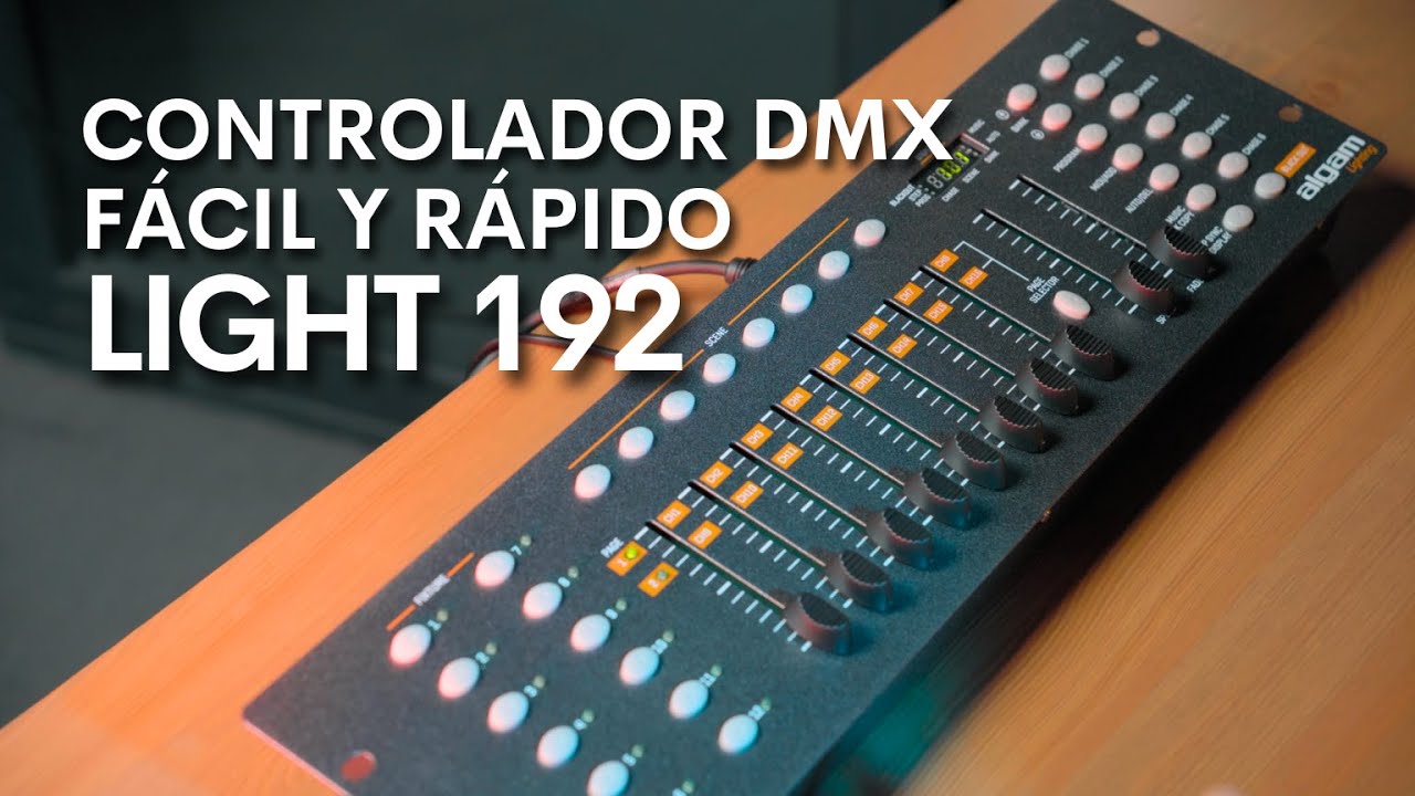 &iquest;C&oacute;mo programar un controlador de luces DMX?