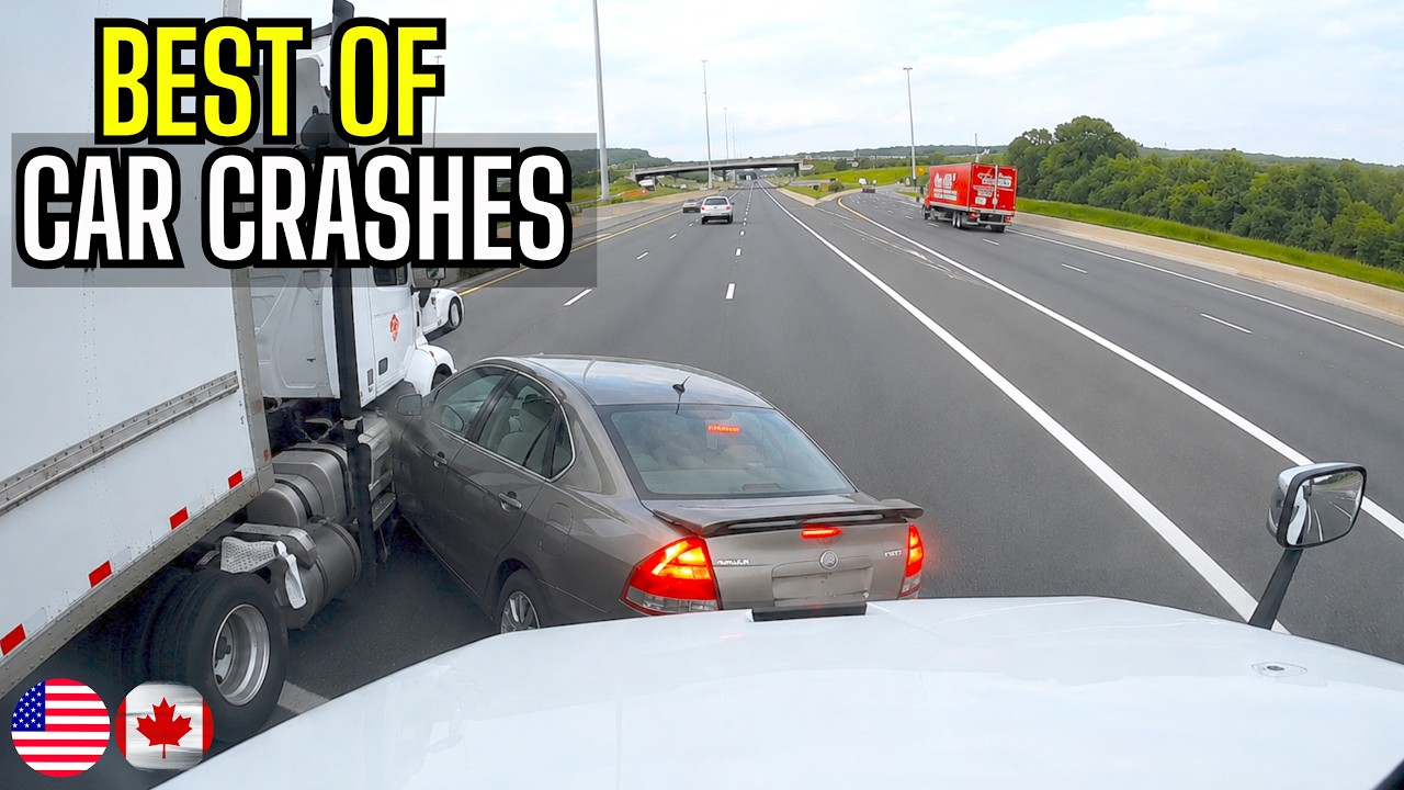 BEST OF CAR CRASHES COMPILATION | USA & CANADA - 78