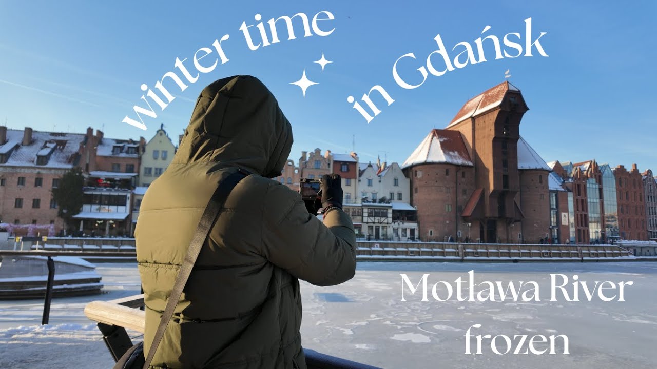 Frozen winter day in Gdańsk ❄️silent vlog