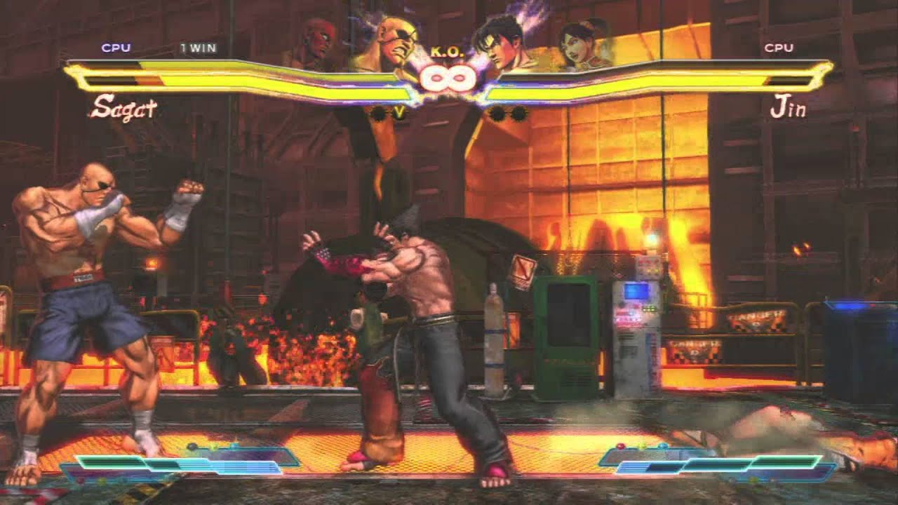 Street Fighter X Tekken - CPU Tournament Part 1