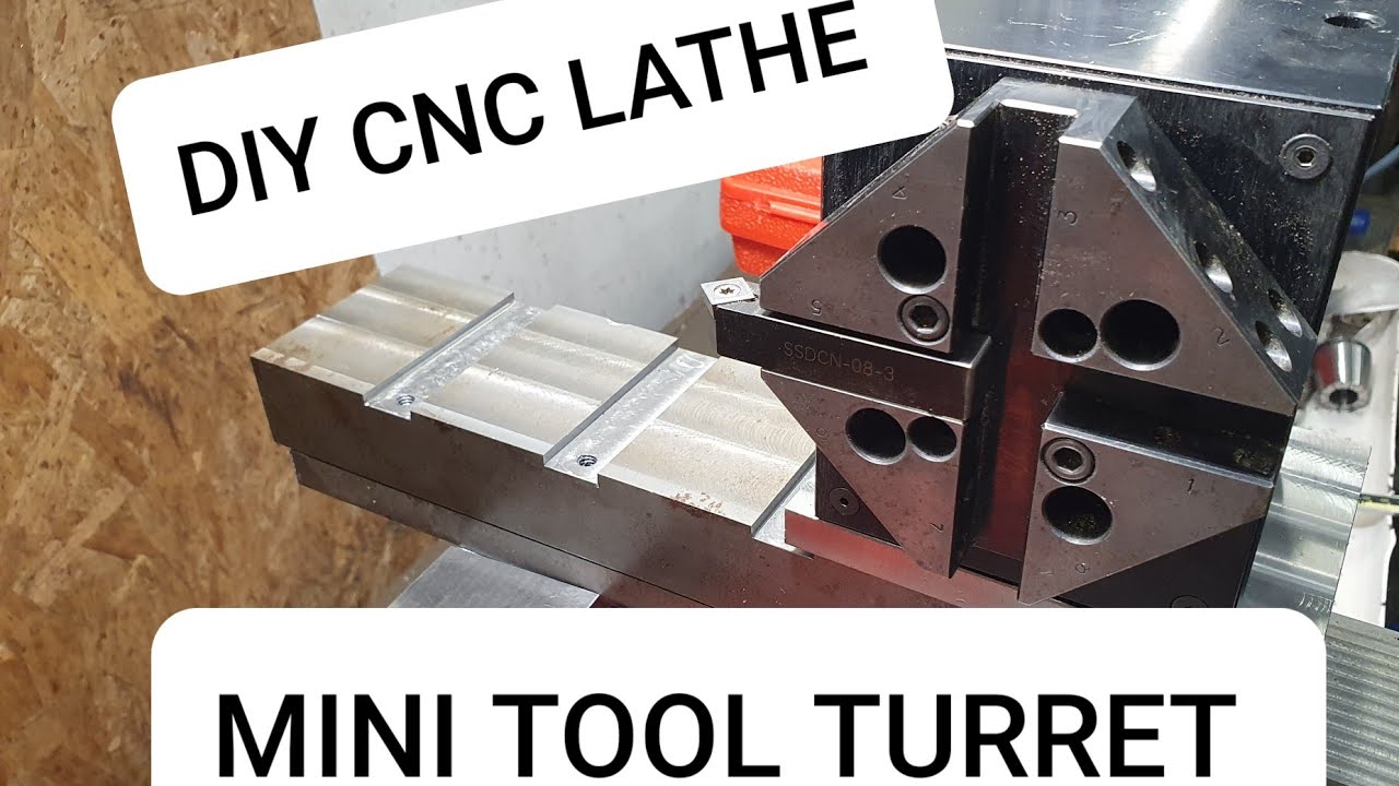 Мини-токарный револьверный станок с ЧПУ своими руками, сборка linuxCNC