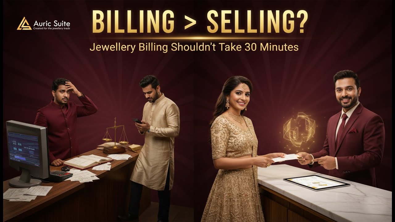 Billing Takes More Time Than Selling | Auric Suite Jewellery ERP