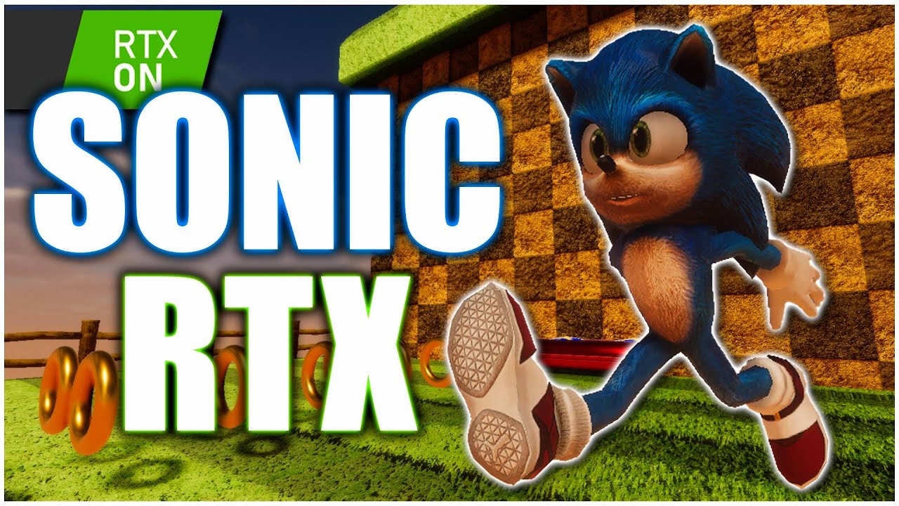 Hice a Sonic pero RTX (y es muy raro)