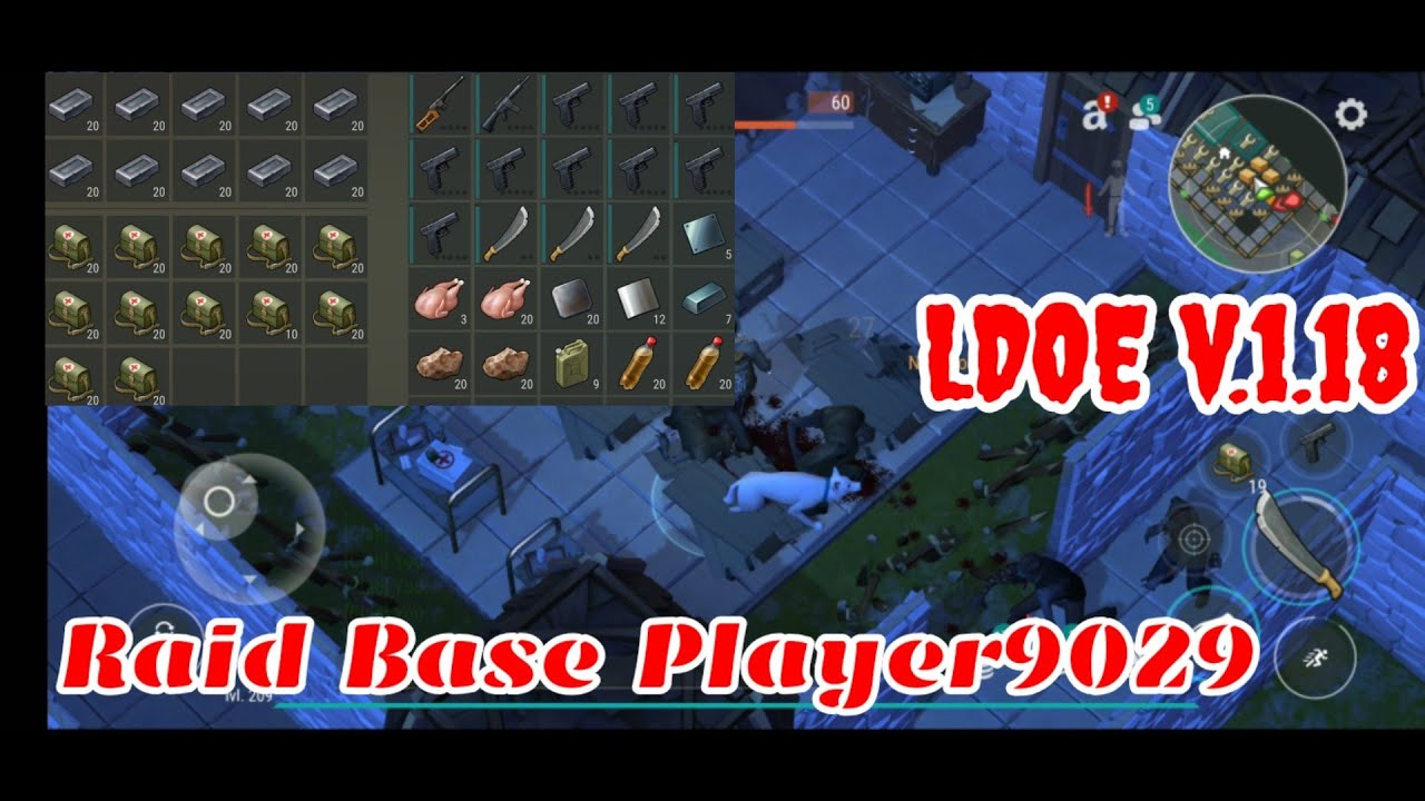 LDOE Raid Player9029 | Suicide Trick | Last Day on Earth v.1.18