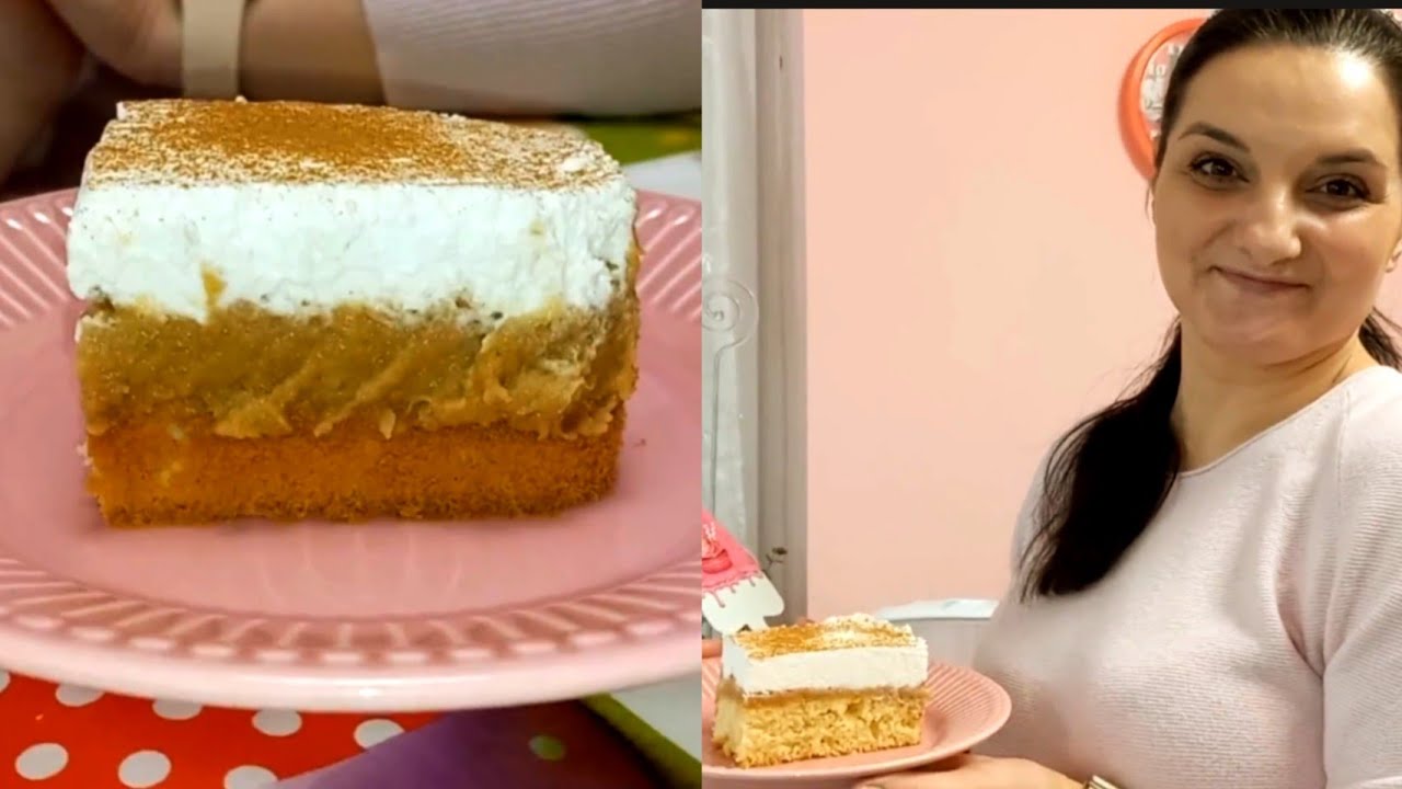 Prăjitură delicioasă cu mere de la Angi ( 2024 ) 