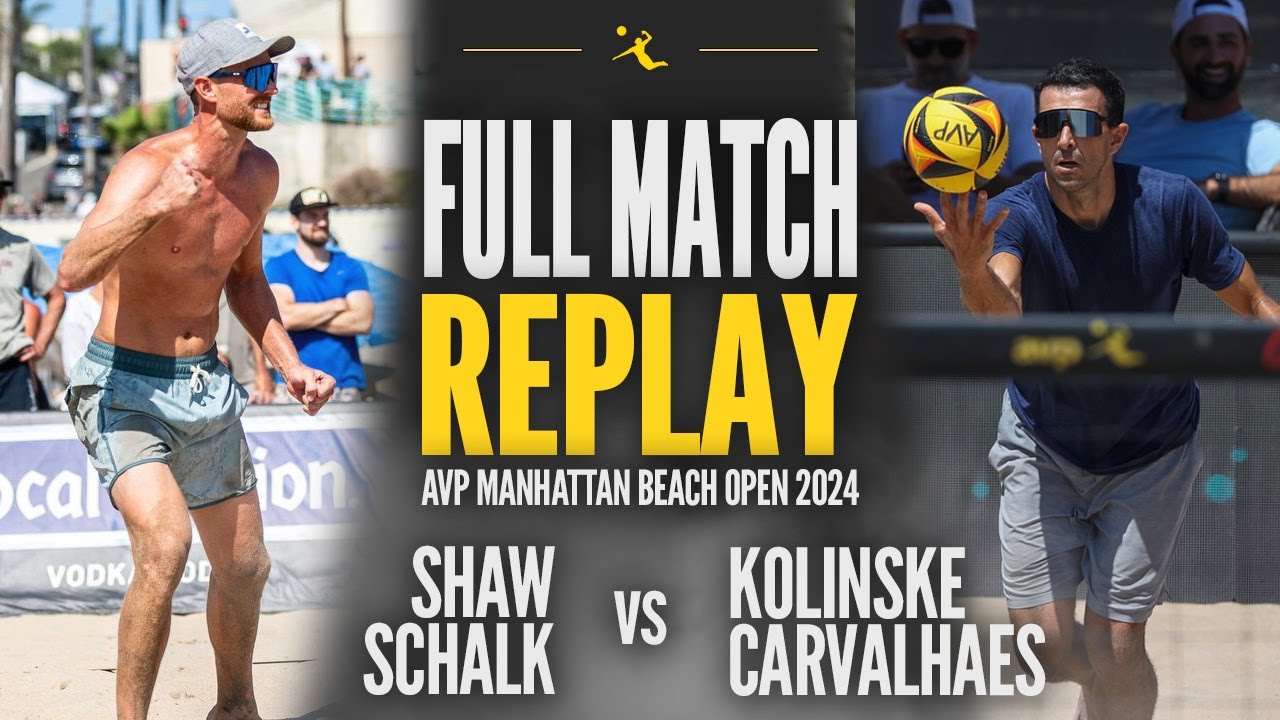 Schalk/Shaw vs Kolinske/Carvalhaes | 2024 AVP Manhattan Beach Open: Friday Round 1