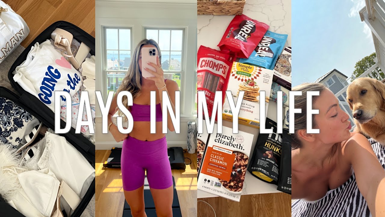 VLOG: pack & prep for bachelorette!! therapy updates, travel snacks haul, new phone, etc.