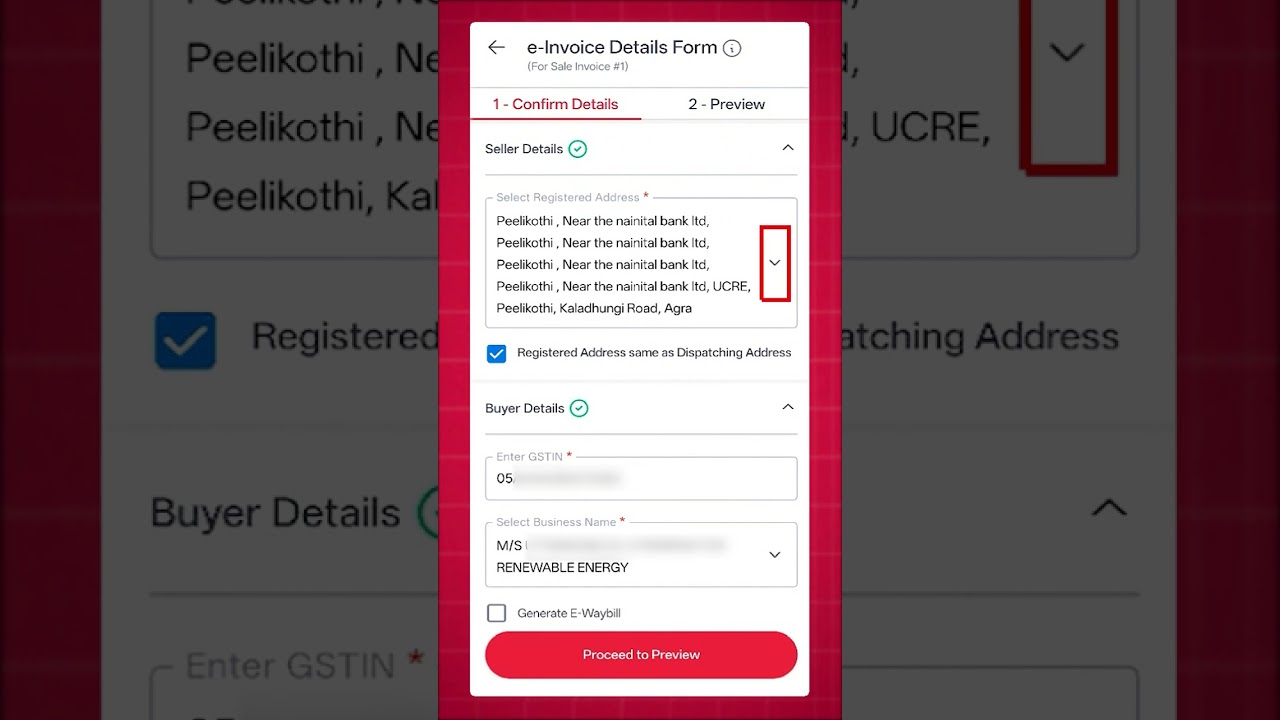 How to generate an e-invoice through your phone (mobile)