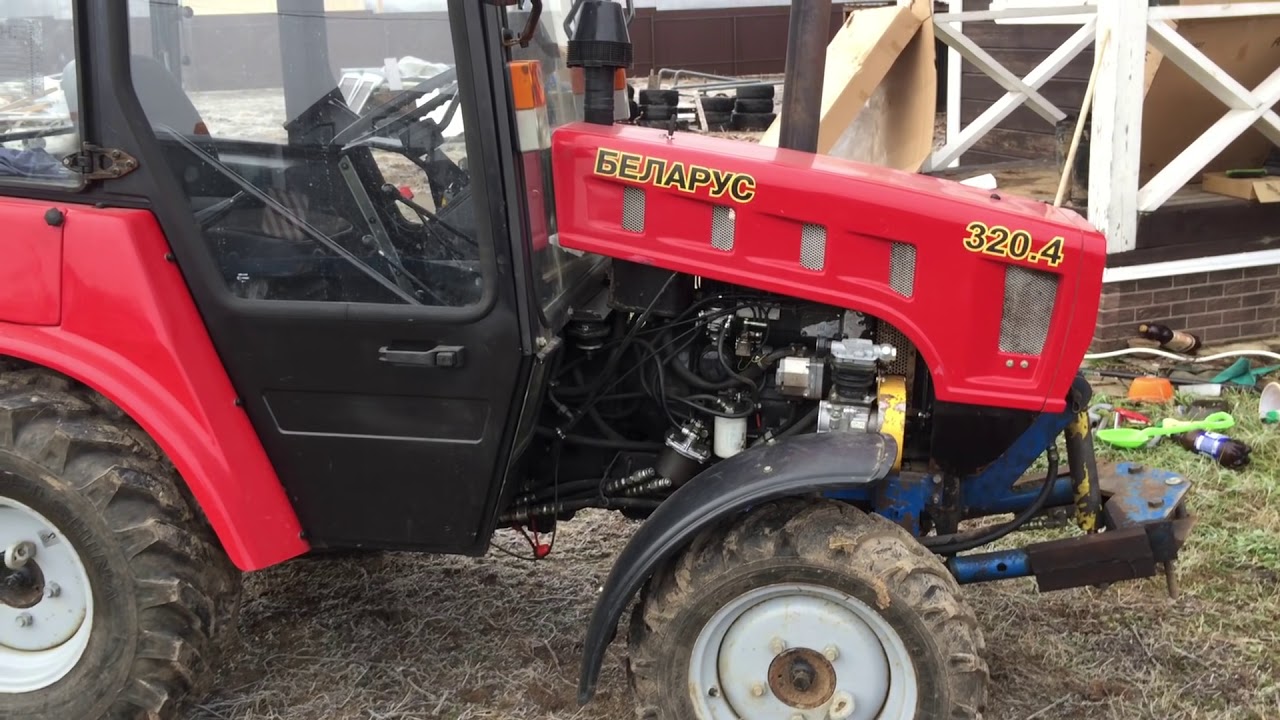 Трактор МТЗ-320 ПОРВАЛ КОРОБКУ ( лопнул  корпус КПП)