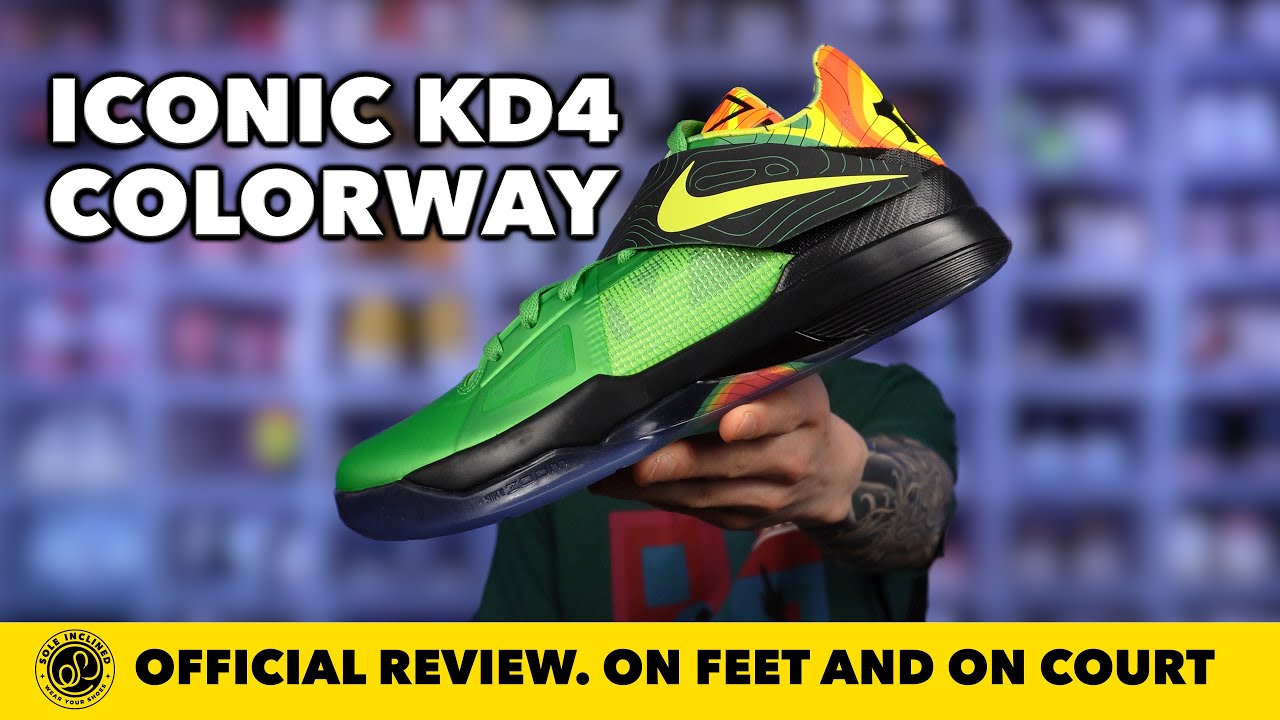 A Special KD 4 Returns. Nike KD 4 'Weatherman' In Depth Performance Review. On Feet and On Court!