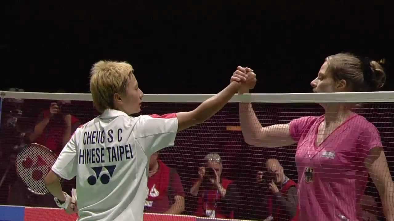 SF (Session 2) - WS - Cheng Shao Chieh vs Juliane Schenk  - Yonex BWF World Champs '11