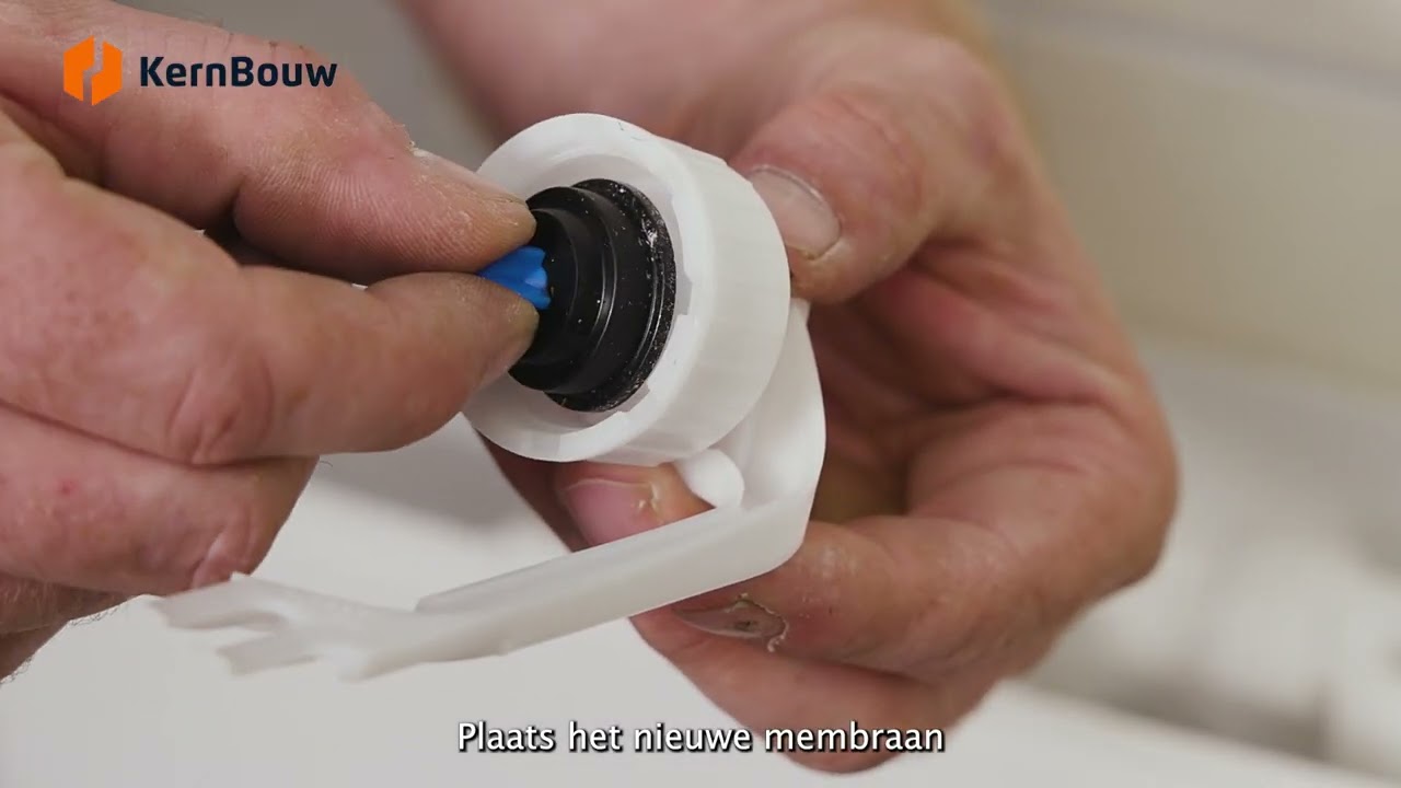 Instructie membraan vervangen.