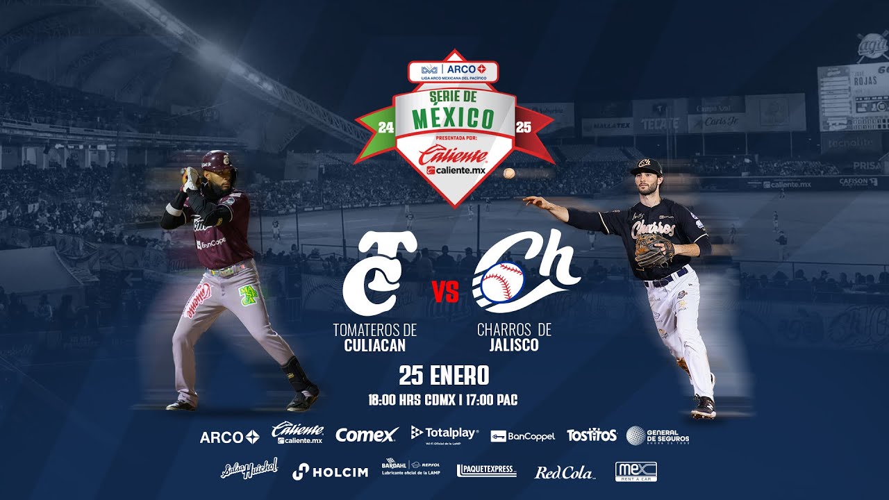 Tomateros vs Charros | 25 Enero Juego 4 Final Serie de México LAMP 24 25
