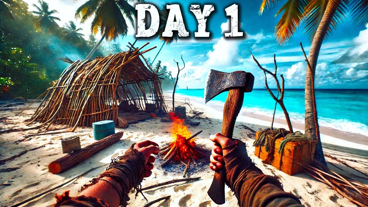 Tropical Island Survival Day 1 in This Amazing New Big Update - Under A New Sun