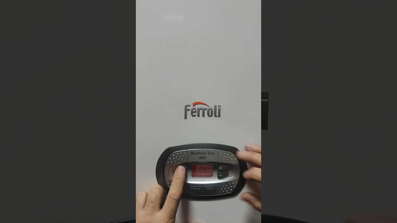 Как ввести параметры на Ferroli bluehelix
