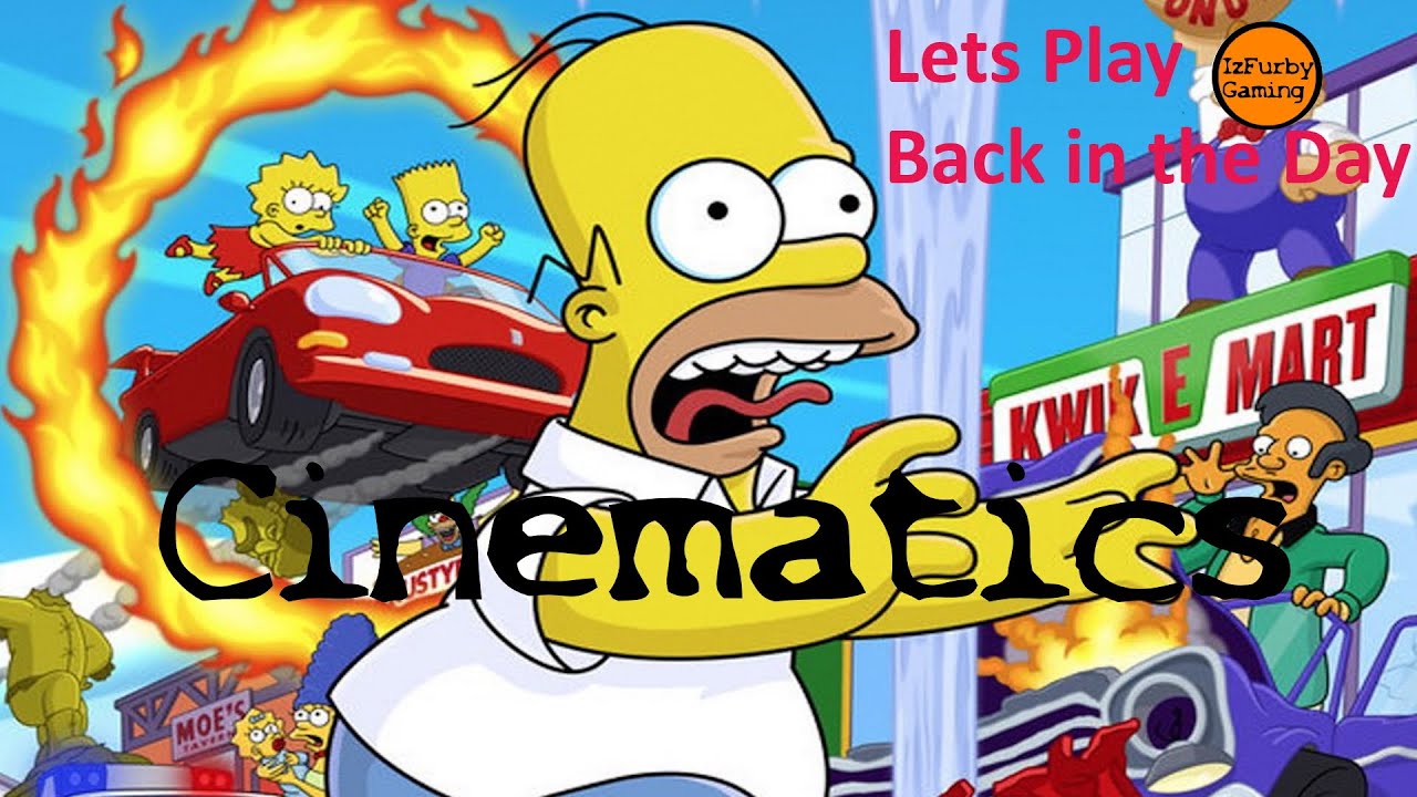 The Simpsons Hit and Run all Story Cinematics