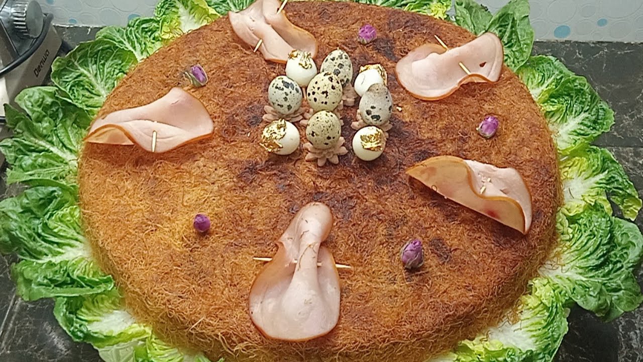 كنافة بريستيج 👌 حشوة خطيرة معلكة 😋هماوية و المذاق خطير