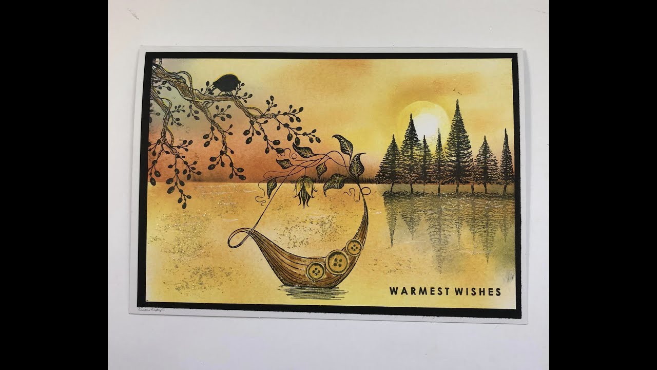 Sunset Over The Lake - Lavinia Stamps