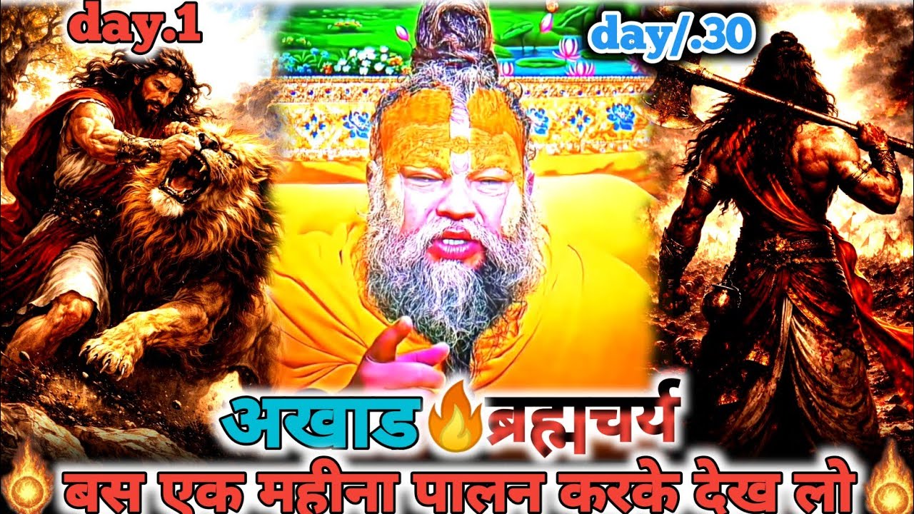 ब्रह्मचर्य का पालन करके😱 देखो जीवन बदल जाएगा💯#Premanand#🚩 Maharaj. ji 🥶. power 🔥 ful..brahmacharya 💪