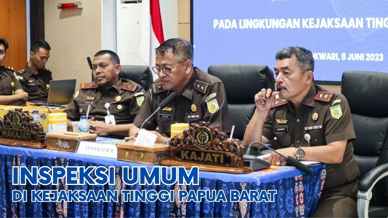 Inspeksi Umum di Kejaksaan Tinggi Papua Barat