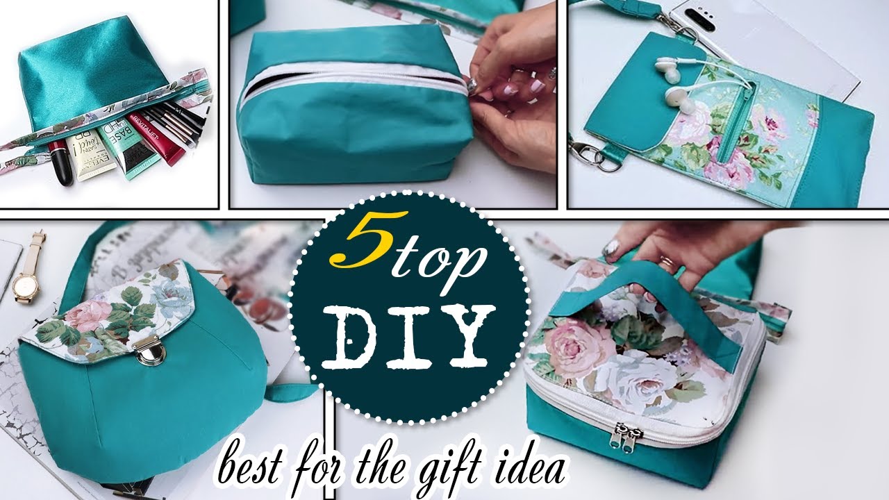 5 DIY PURSE BAG IDEAS DIFFERENT DESIGNS 2022 BEGINNER FRIENDLY CRAFTS 😍 Gift Set Idea for Friend