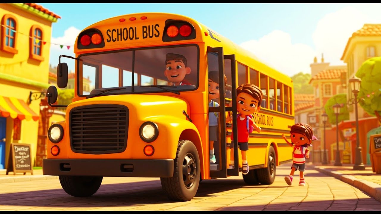 The Wheels on the Bus Go Round 🥳 & More Wheels On The Bus Songs | Nursery Rhymes & Kids Songs
