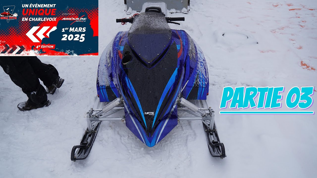 Mega Drag Motoneiges CHARLEVOIX  Snowmobile Mega Drag Ediditon 2025 PARTIE 03 Finale - Final