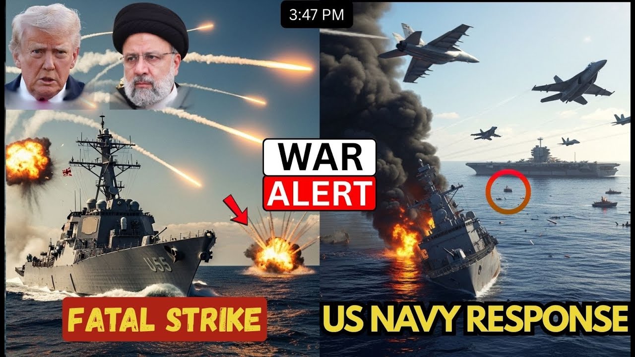 3:47 PM Iran Fired 5O Missiles at US Destroyers  &mdash; 37 Minutes Later 19 Bases Were Gone