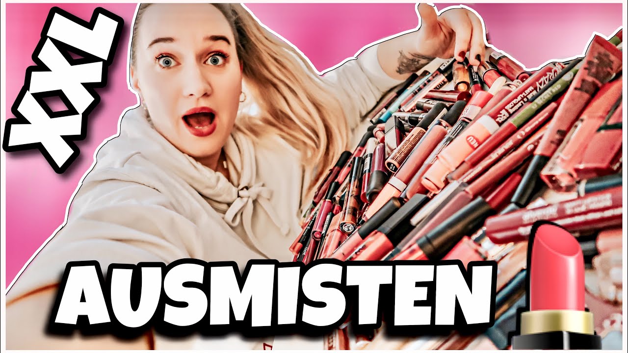 XXL SCHMINKE ausmisten 😱 I 300 Liquid Lipsticks, Lipliner, Lipglosse I LikeADaisyInSpring